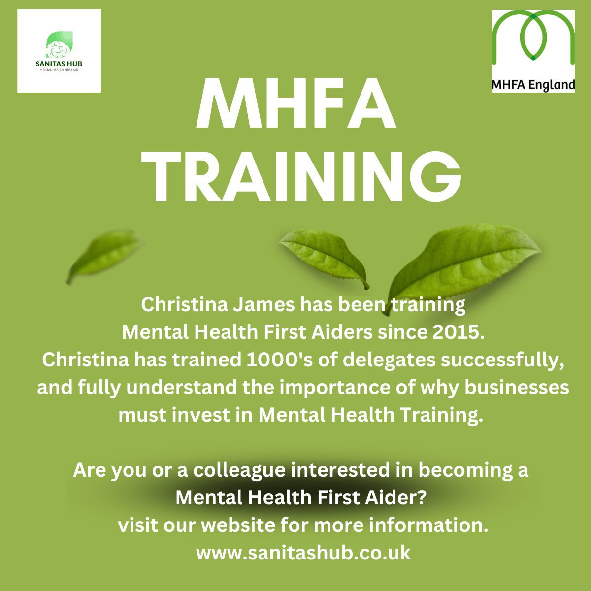 Mental Health First Aid Continual Professional Development
